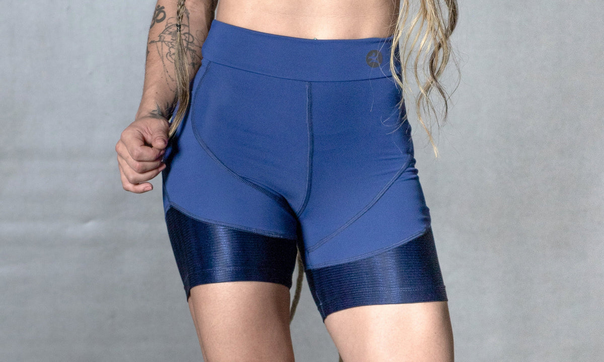 Shorts com Bolso Gloss - Azul