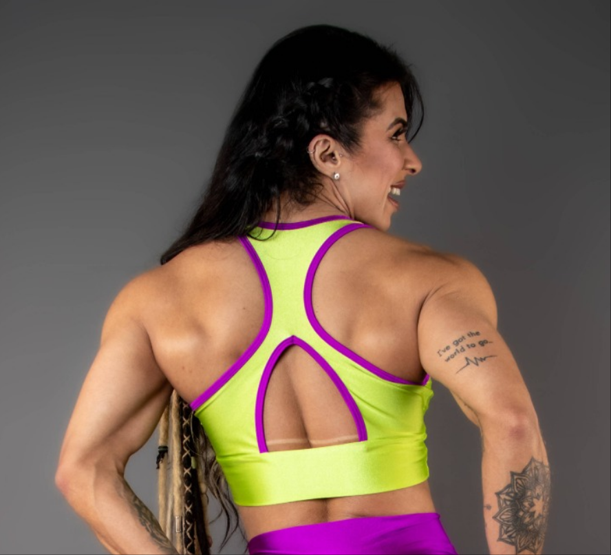 Top Fitness Academia FlexiCool: Lima/Roxo